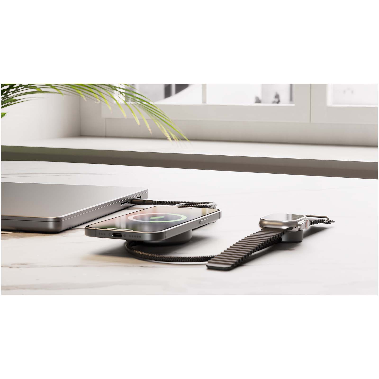 Zens Pro 2 15W dual charging cable