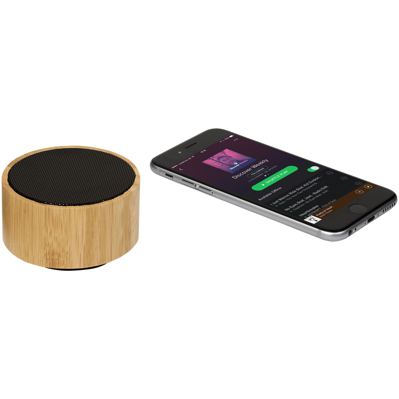Cosmos bamboo Bluetooth speaker
