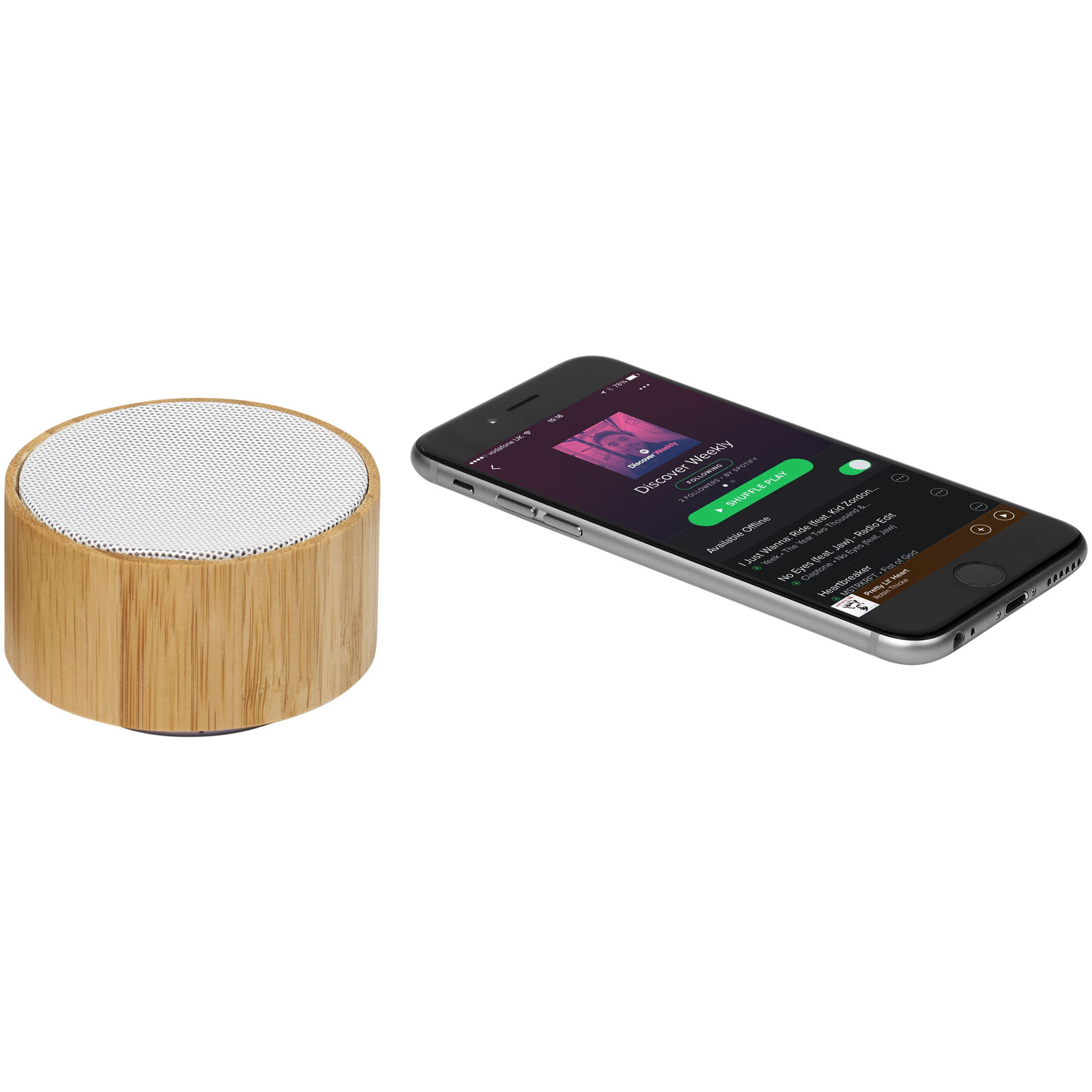 Cosmos bamboo Bluetooth speaker