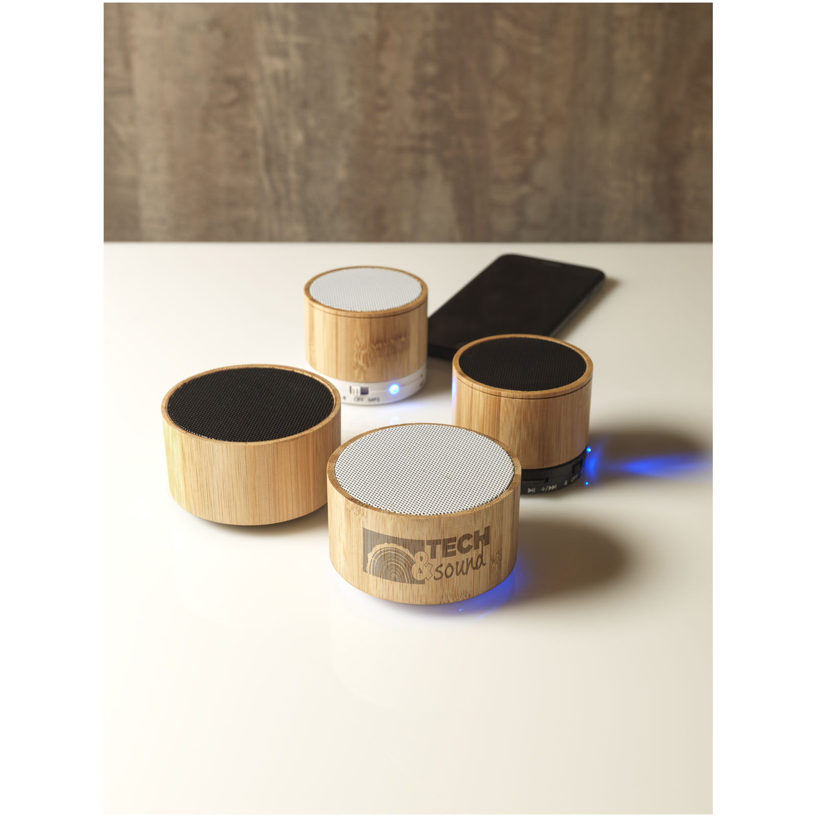 Cosmos bamboo Bluetooth speaker