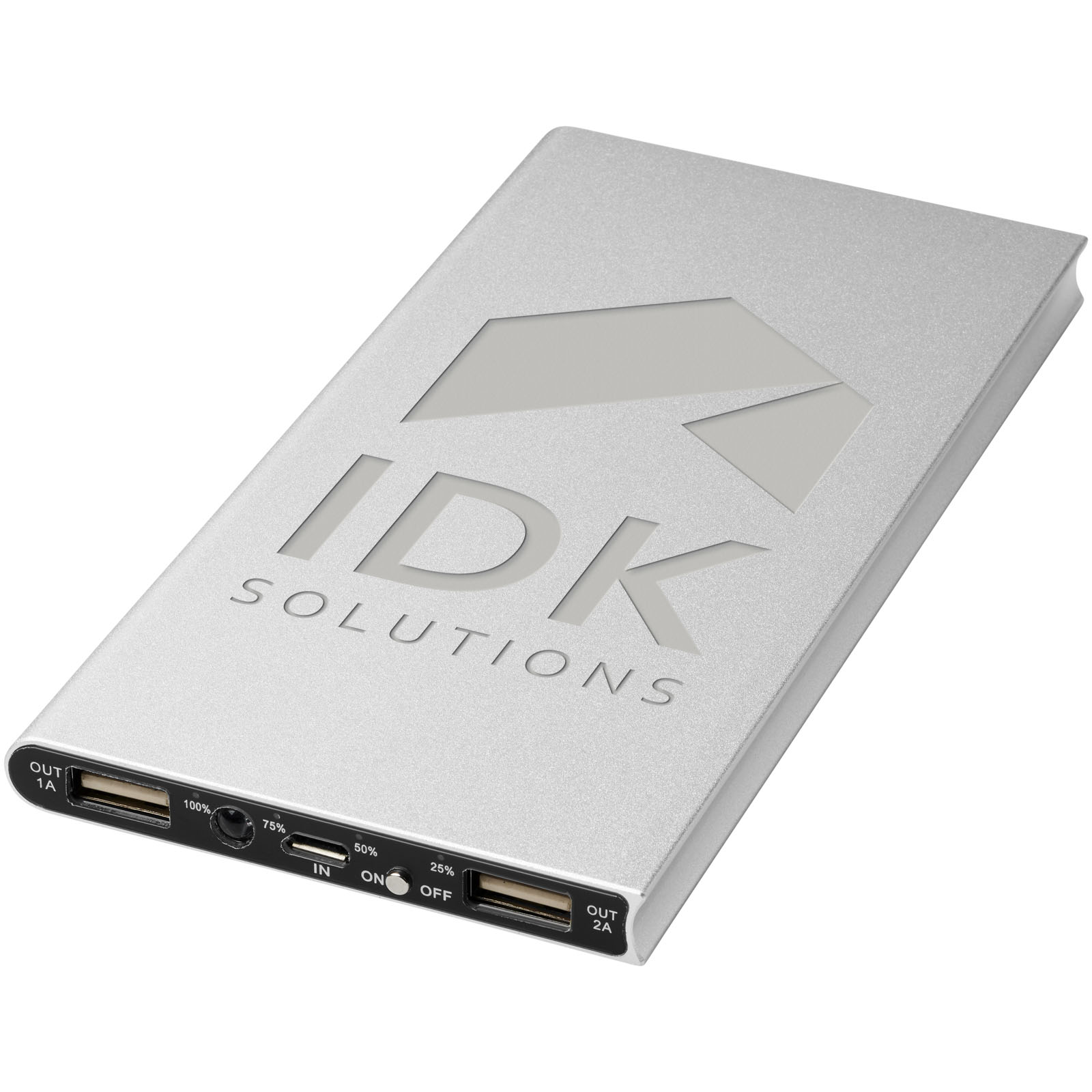 Plate 8000 mAh aluminium power bank