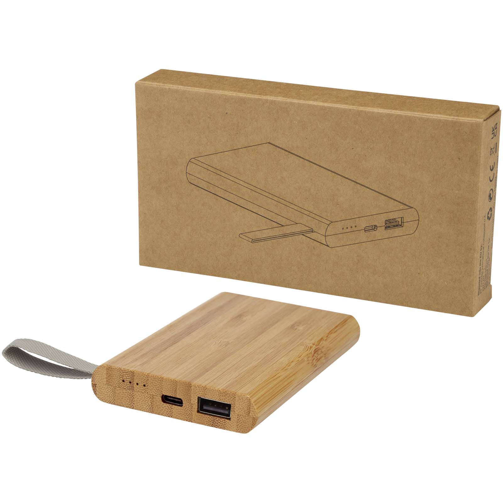 Tulda 5000 mAh bamboo power bank