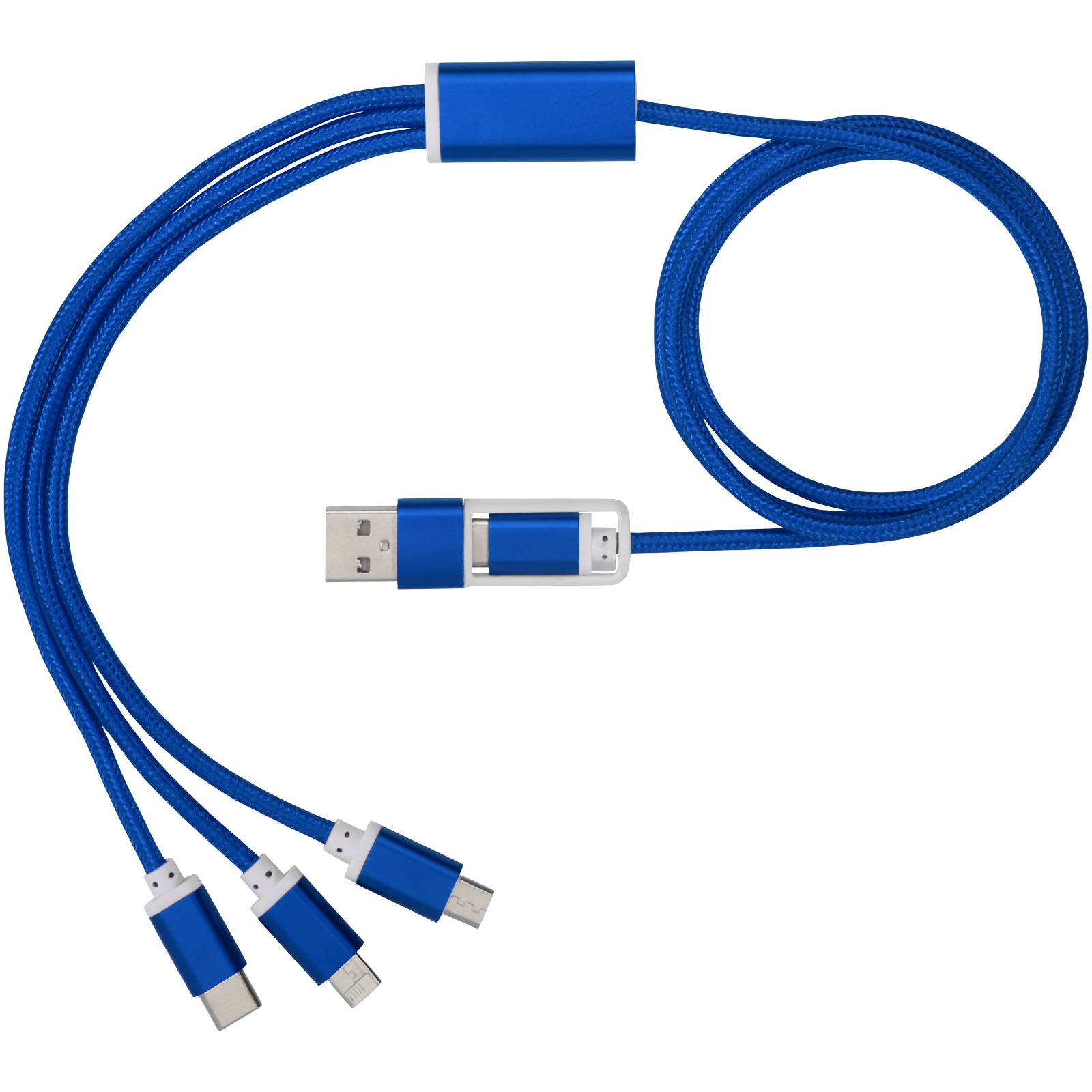 Versatile 5-in-1 charging cable