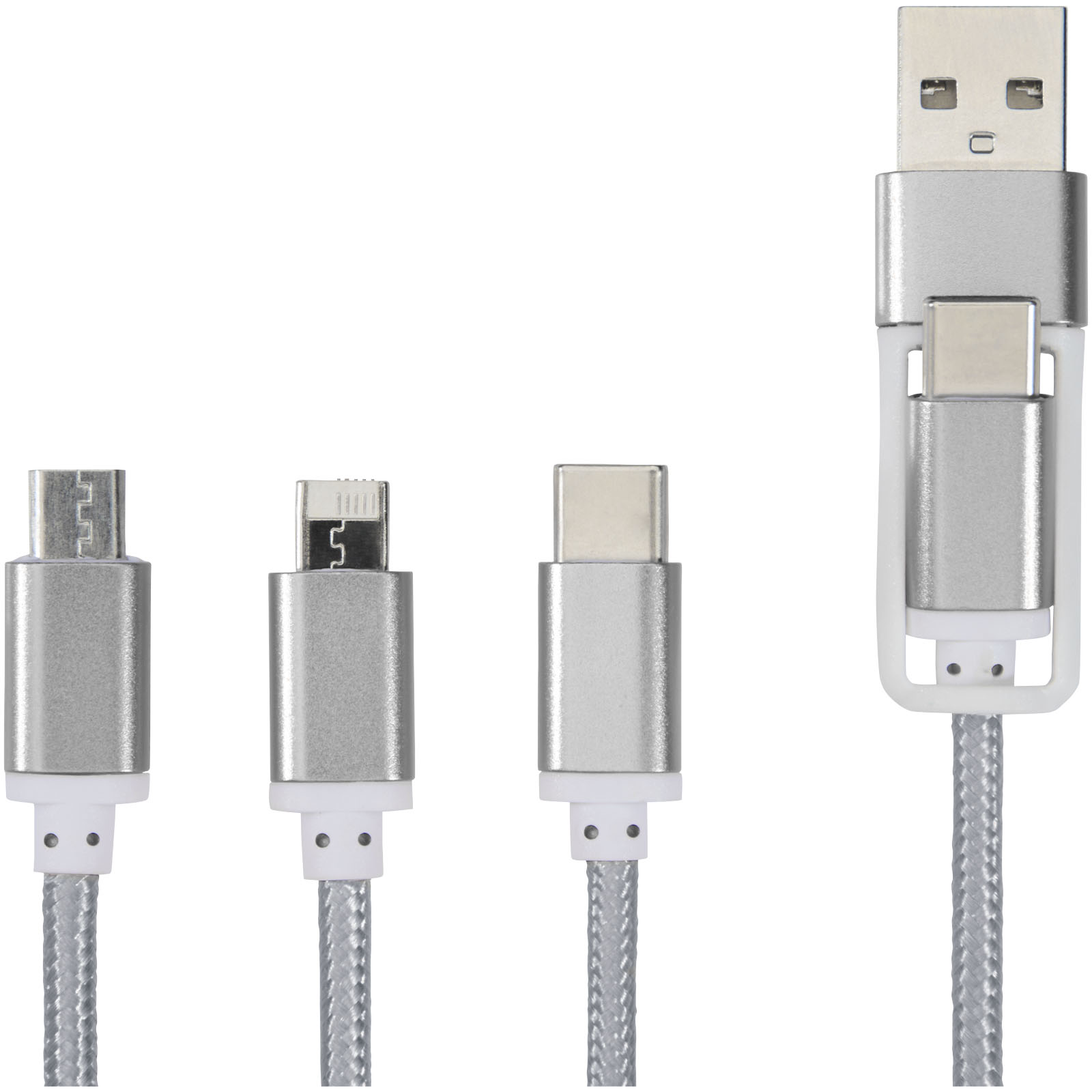 Versatile 5-in-1 charging cable