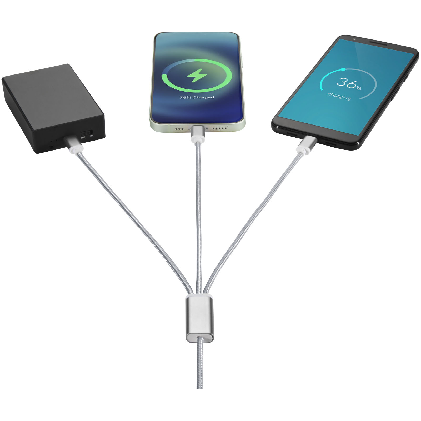 Versatile 5-in-1 charging cable