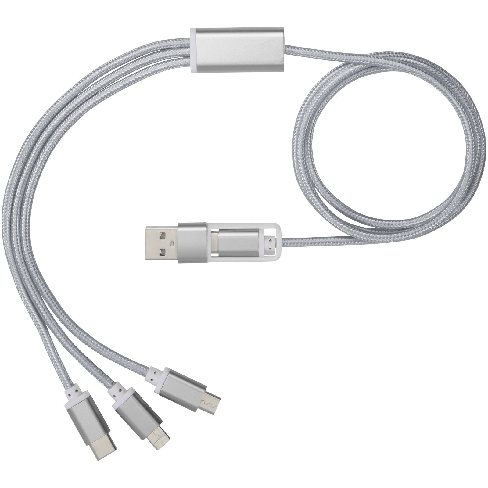 Versatile 5-in-1 charging cable
