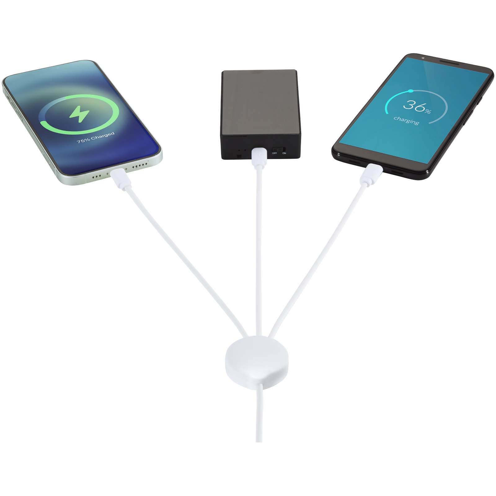 Pure 5-in-1 charging cable with antibacterial additive