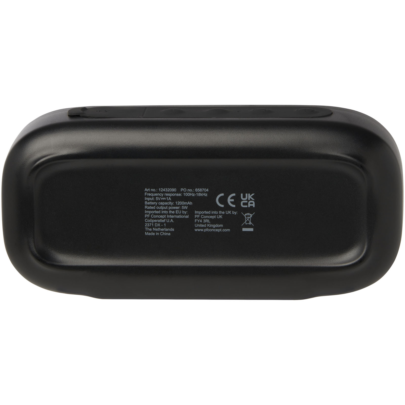 Stark 2.0 5W recycled plastic IPX5 Bluetooth speaker