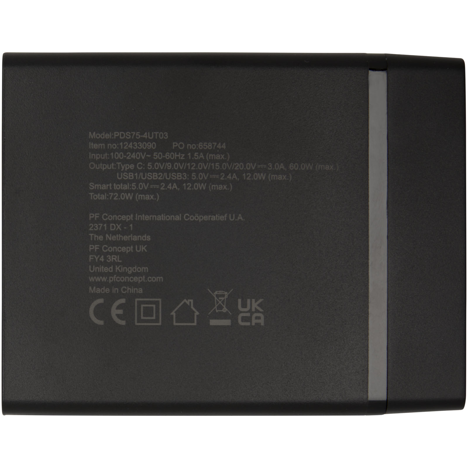 ADAPT 72W recycled plastic PD power station