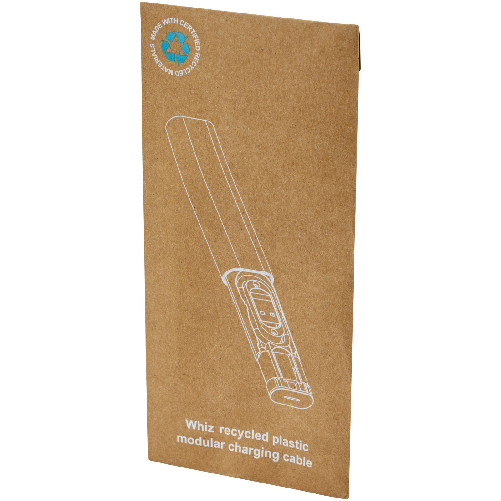 Whiz recycled plastic modular charging cable