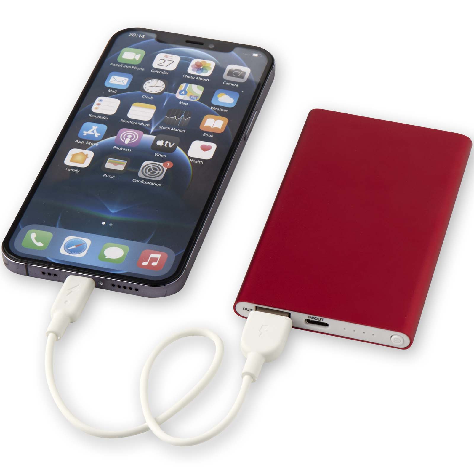 Pep 4000 mAh Type-C recycled aluminium power bank