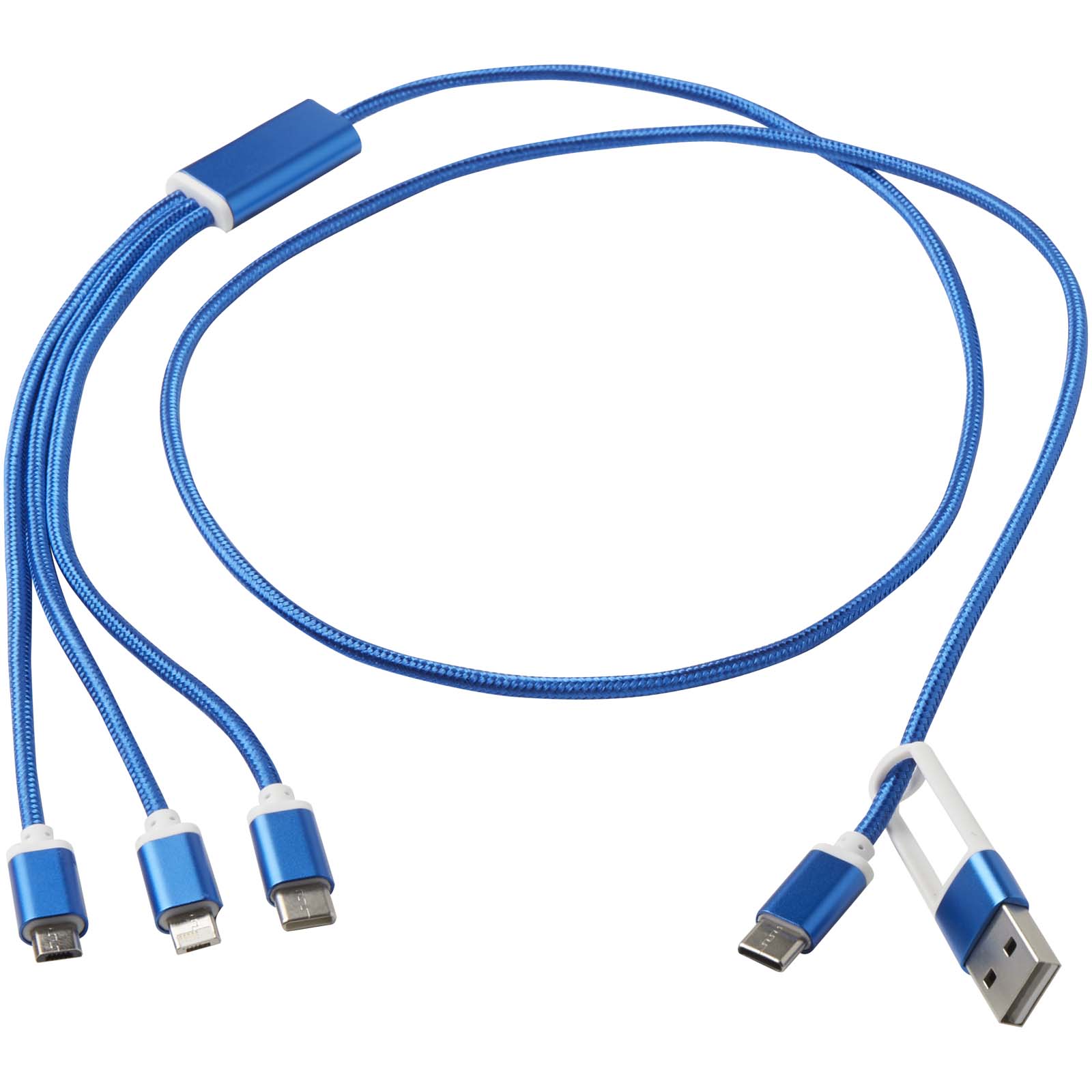 Versatile 5-1 recycled aluminium charging cable