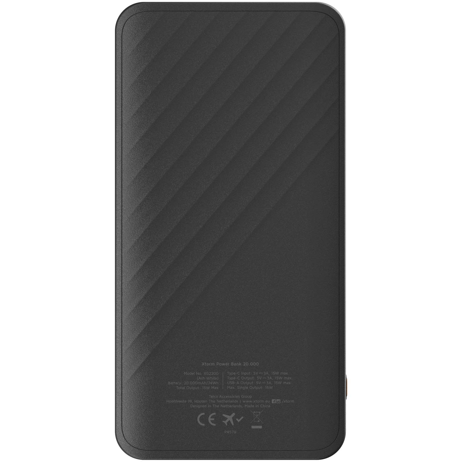 Xtorm XG220 Go2 15W 20.000 mAh fast charge power bank