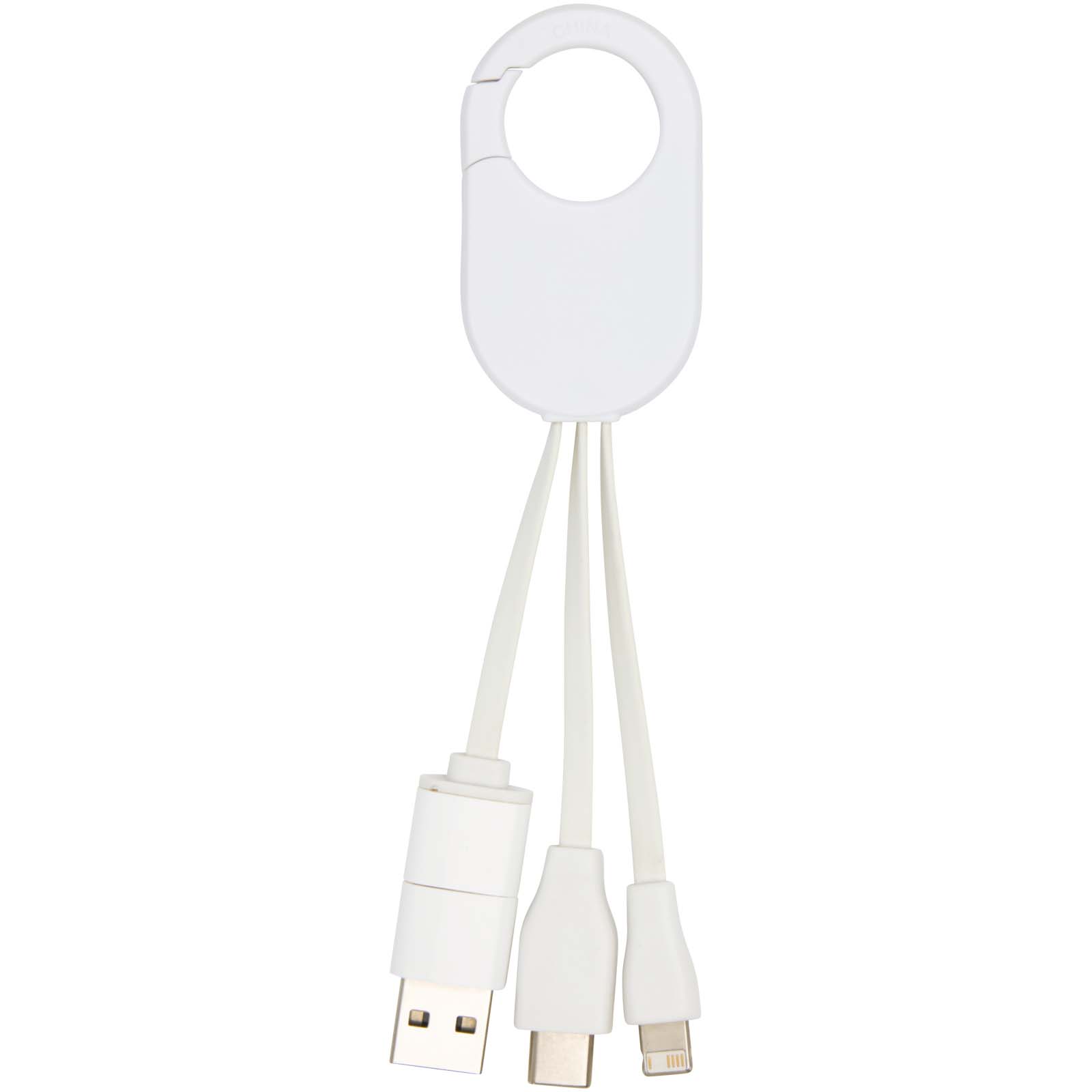 Troop 4-in-1 recycled plastic charging cable