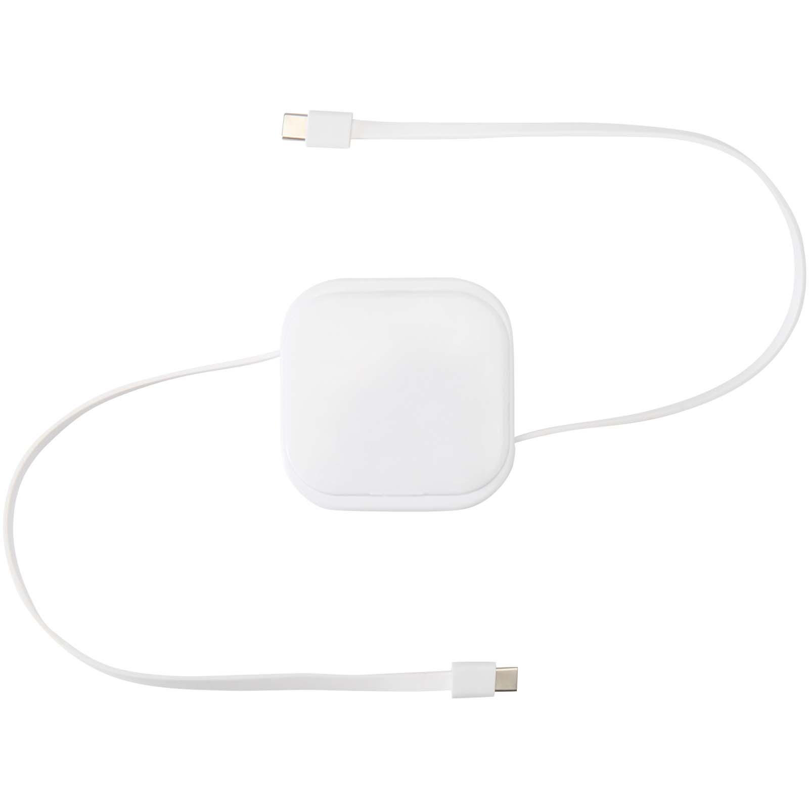 Gloas 5-in-1 recycled retractable data sync and 100W fast charge cable with smartphone tool kit