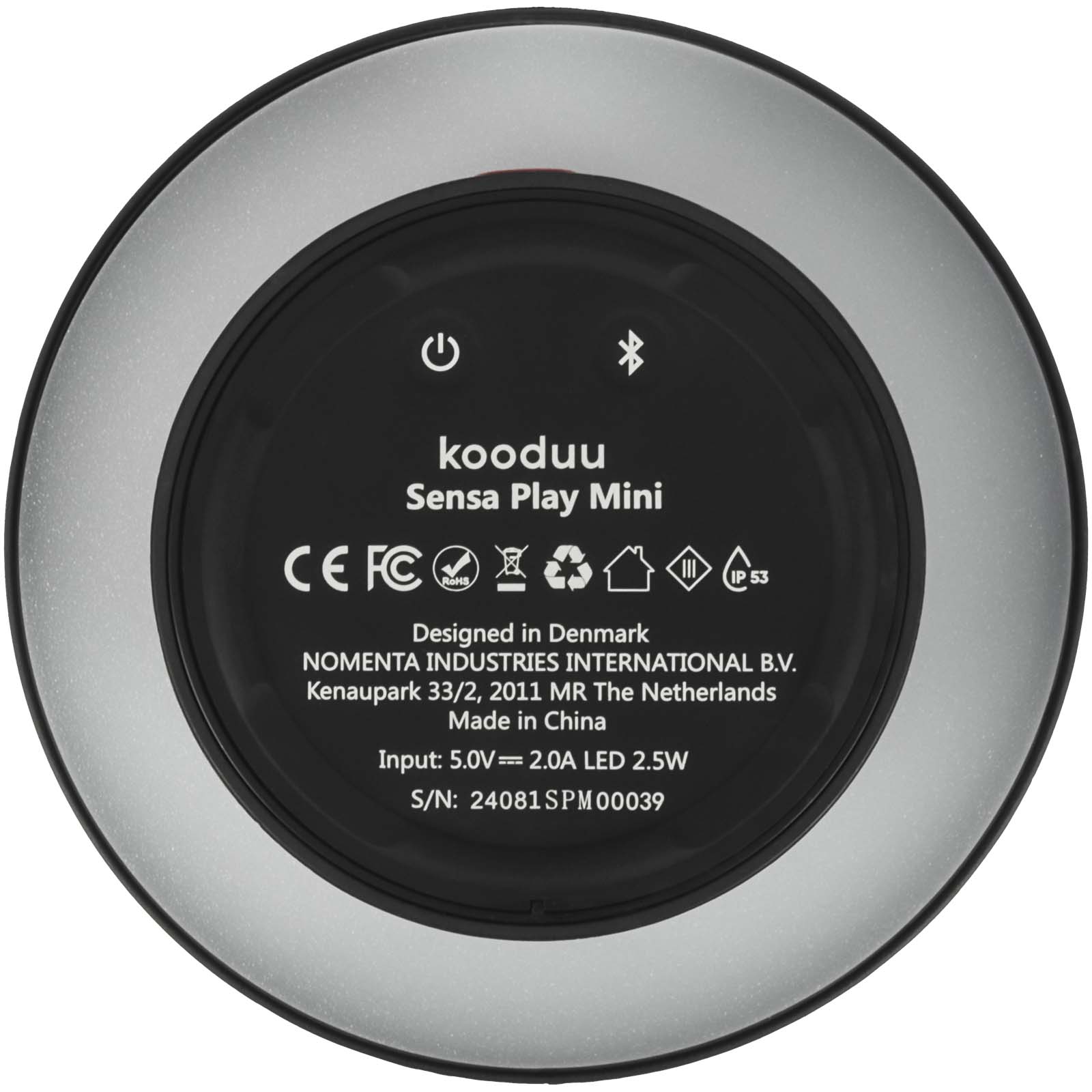 Kooduu Sensa Play Mini portable speaker and lamp