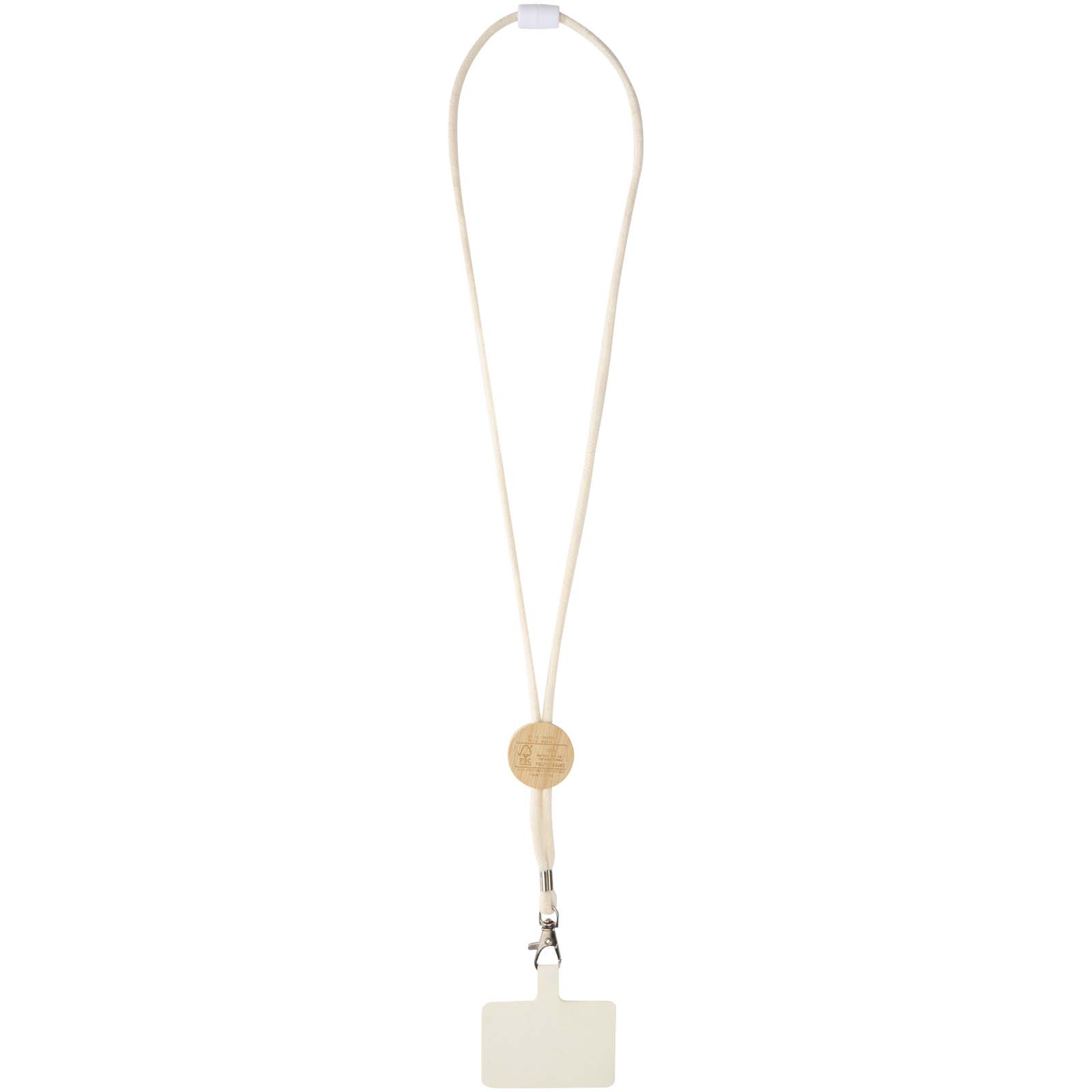 Adhab smartphone lanyard with bamboo details