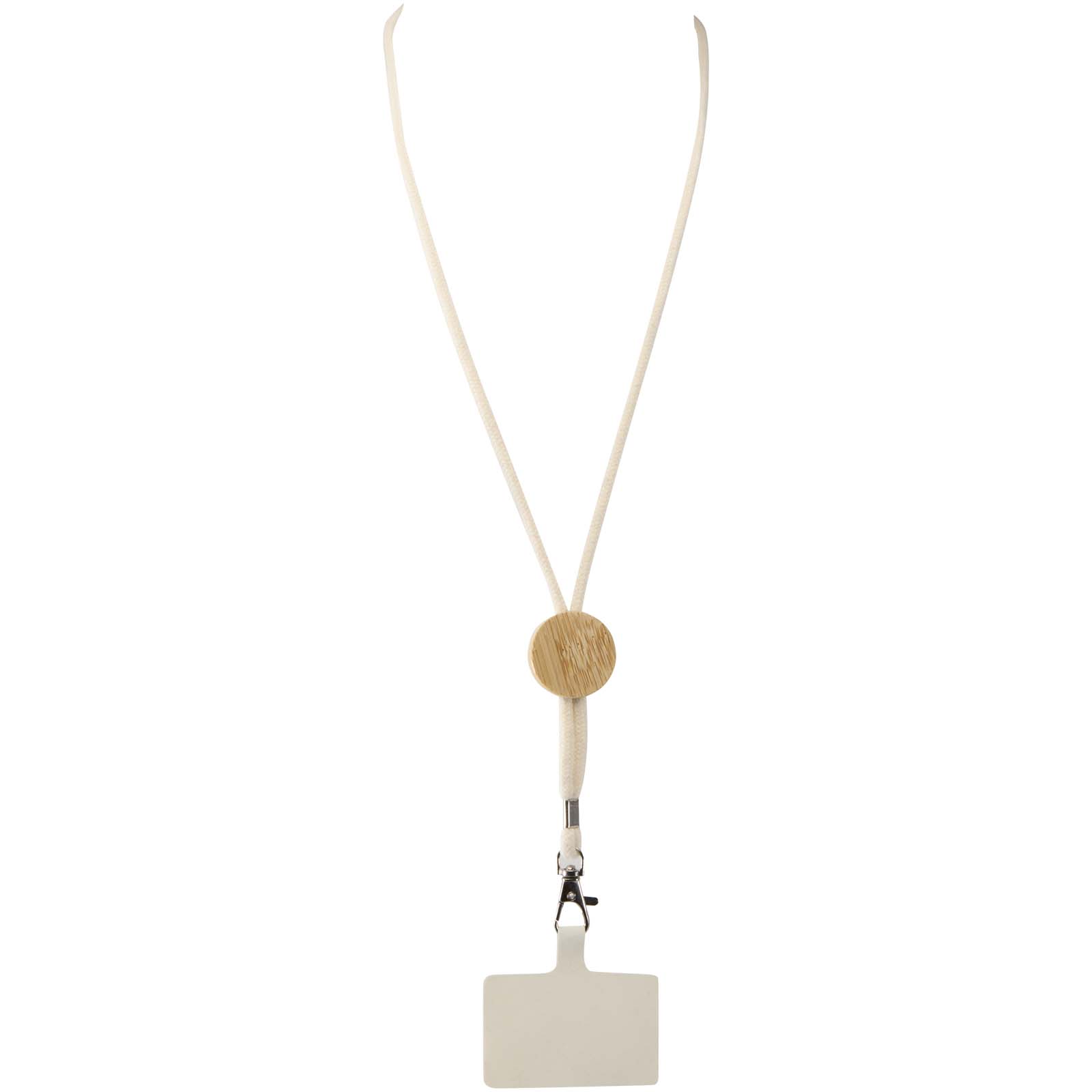 Adhab smartphone lanyard with bamboo details