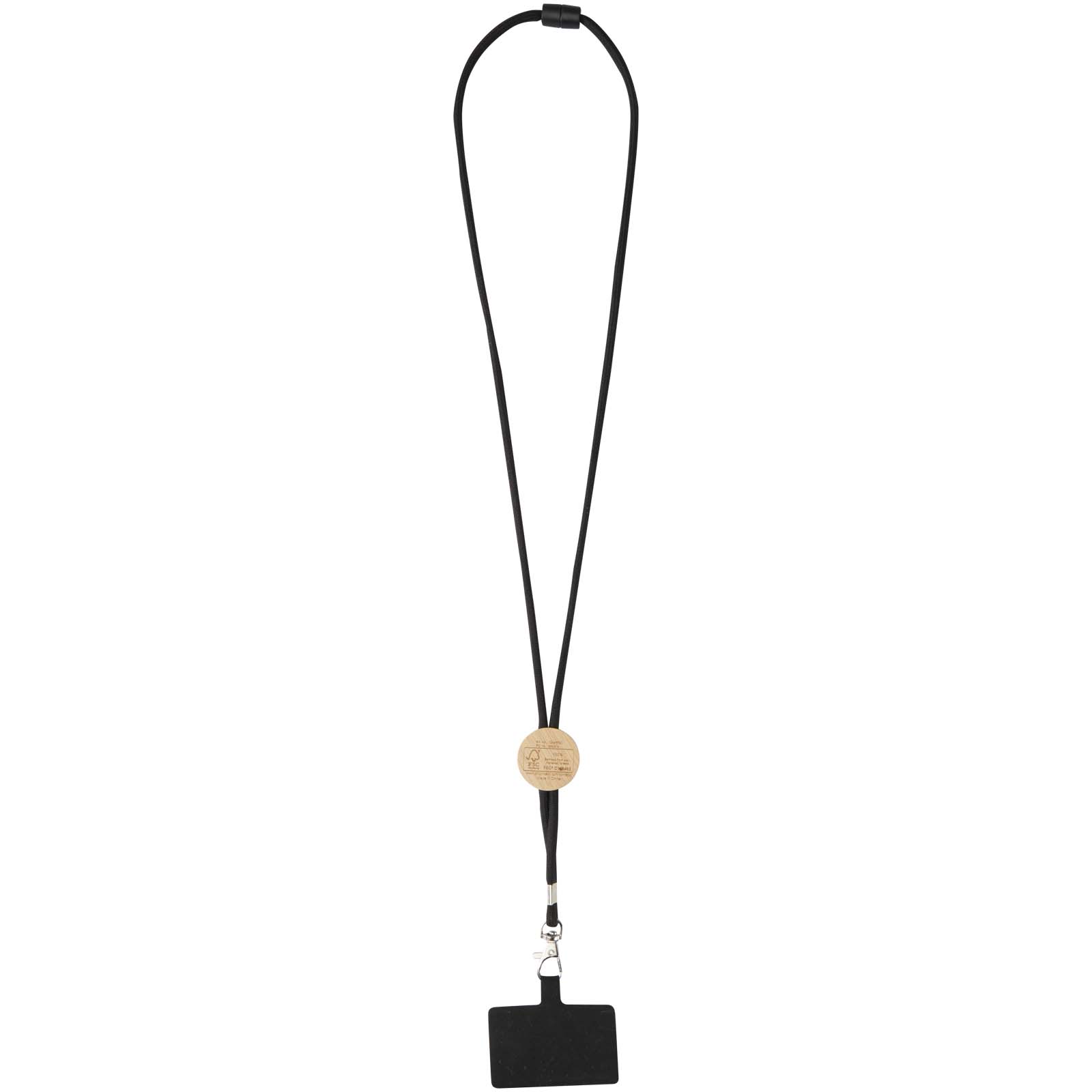 Adhab smartphone lanyard with bamboo details