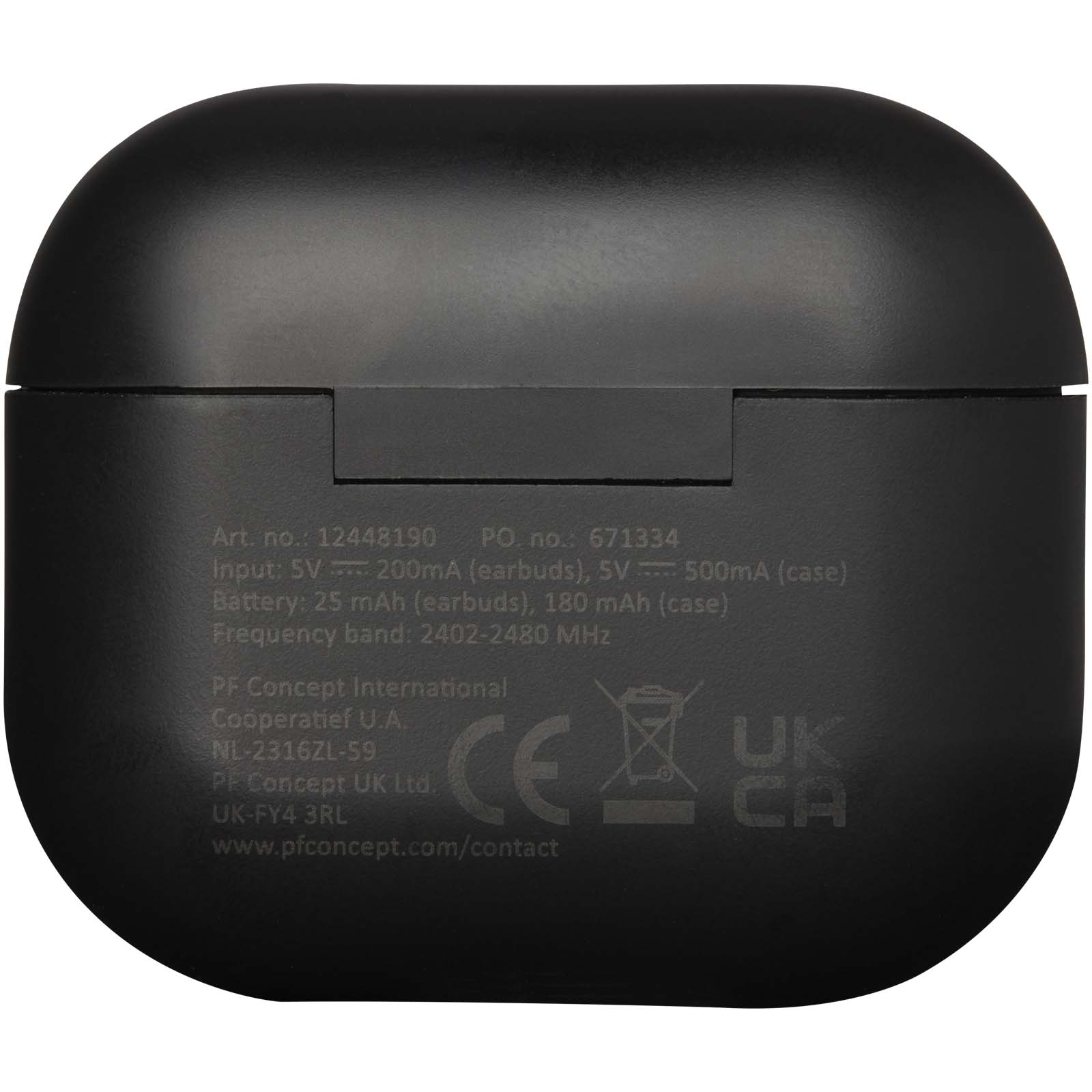 Altais recycled plastic True Wireless Bluetooth earbuds