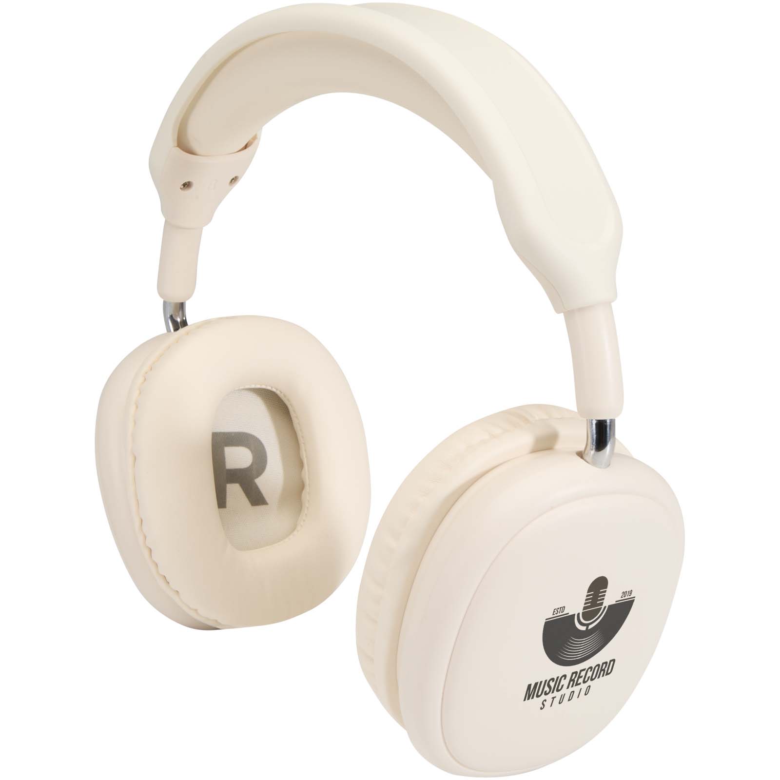 Alzir recycled plastic over-ear wireless Bluetooth headset