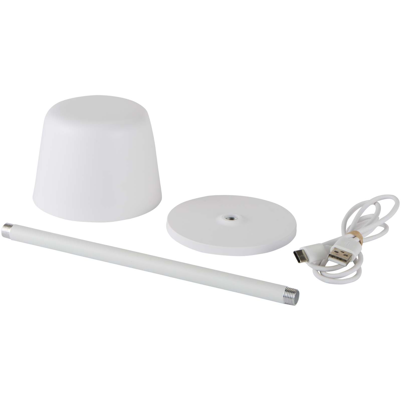 Alya rechargeable dimmable table lamp with 3 light modes