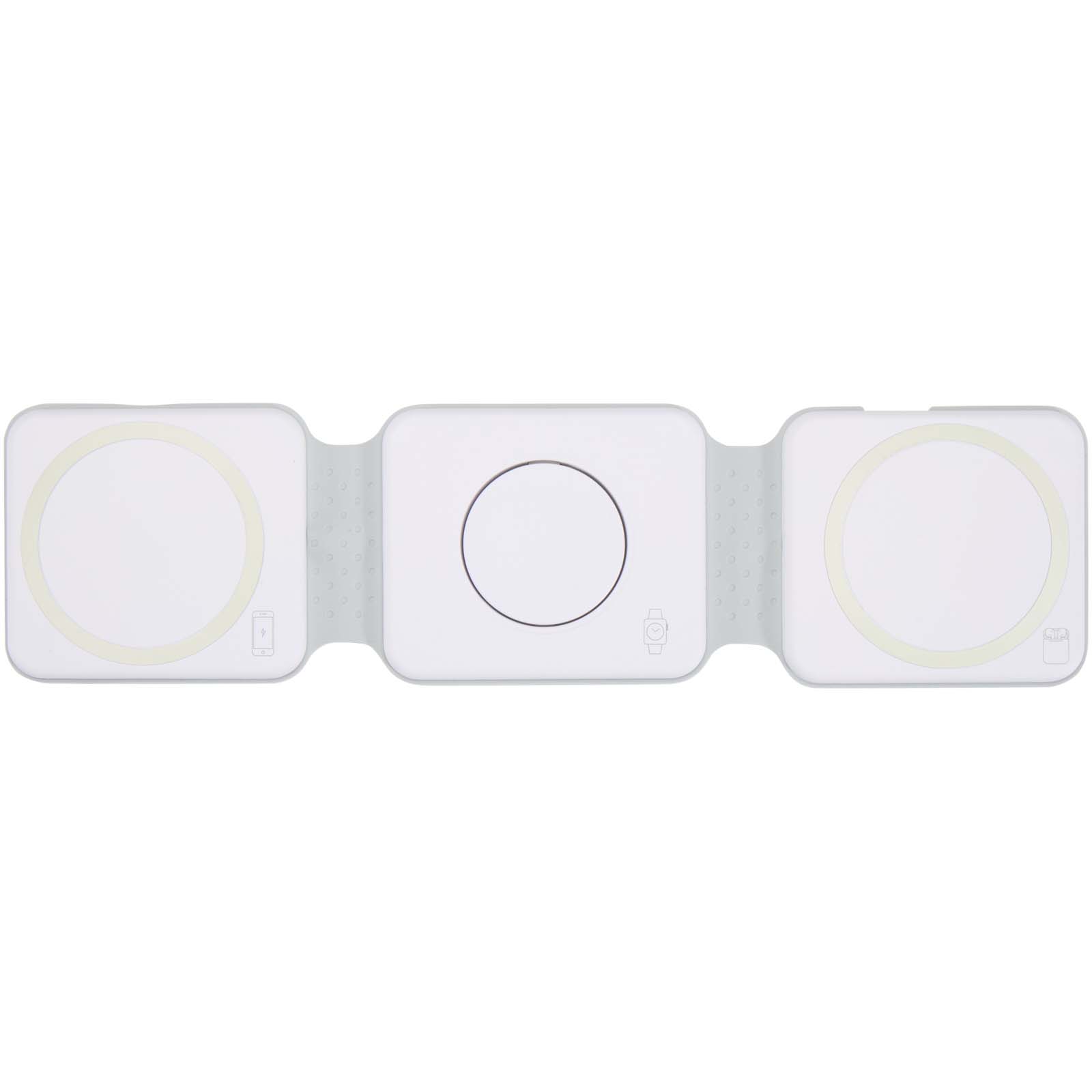 Armus 3-in-1 15W recycled plastic foldable wireless charger