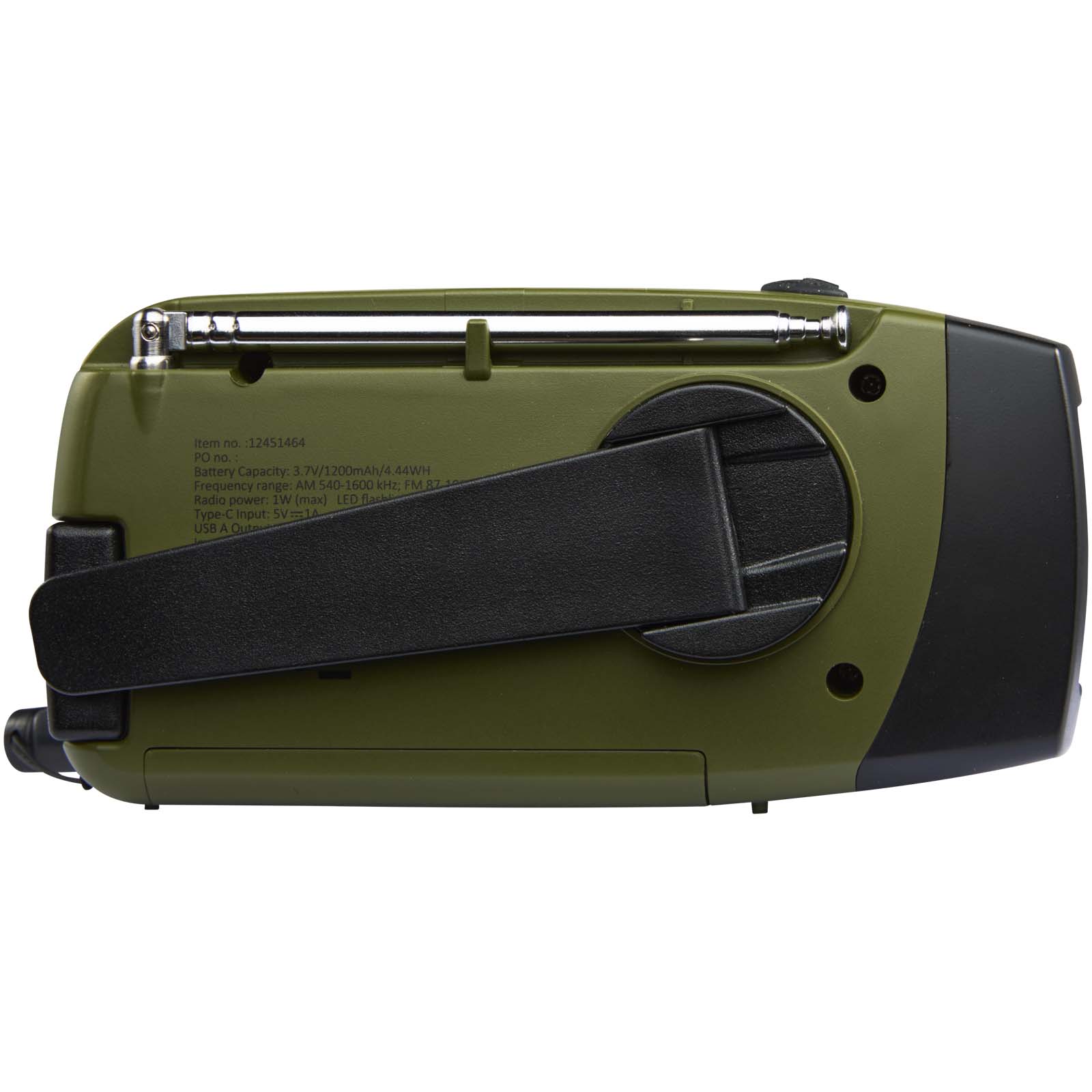 Avior RCS recycled plastic emergency radio