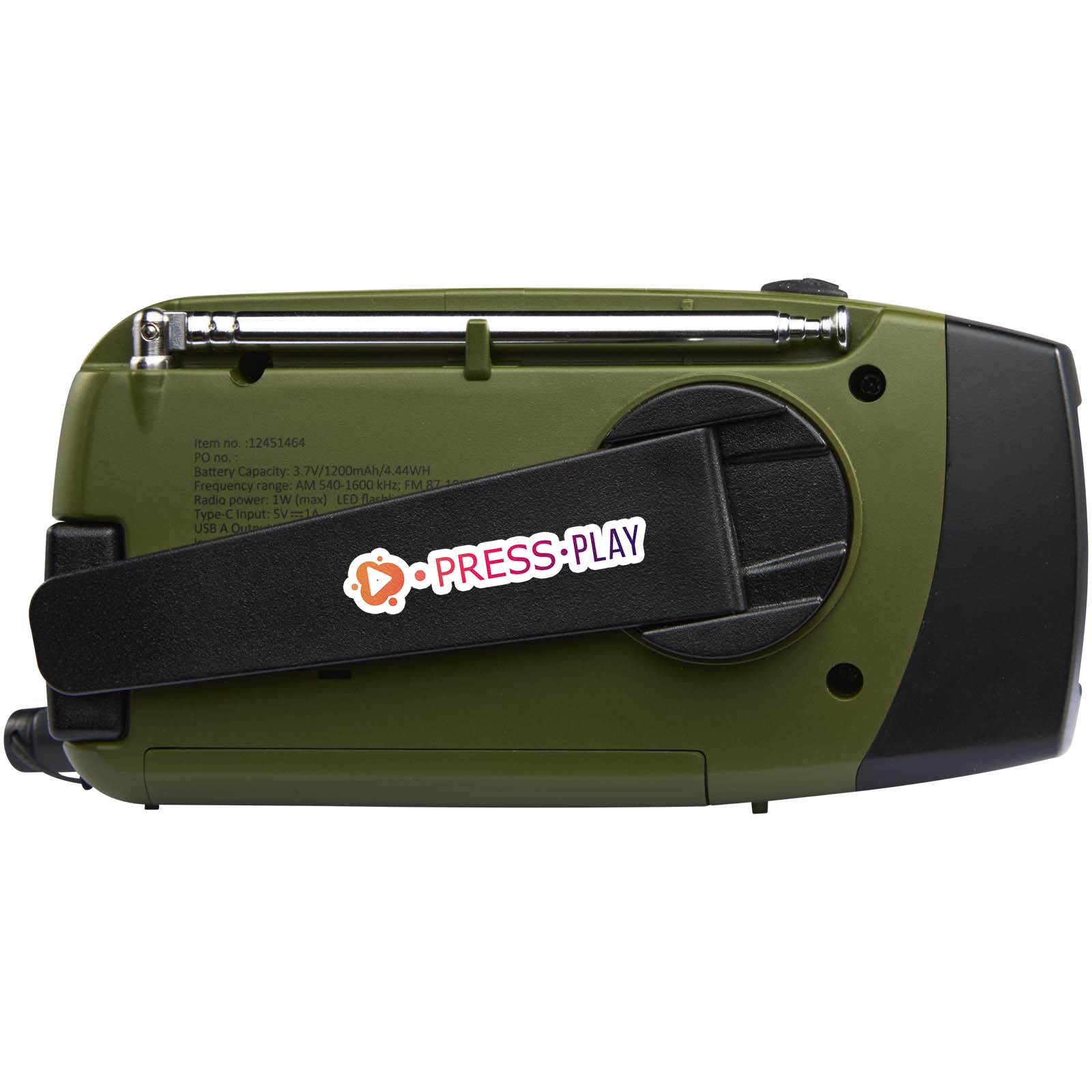 Avior RCS recycled plastic emergency radio