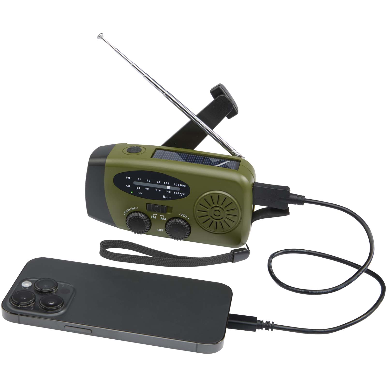 Avior RCS recycled plastic emergency radio