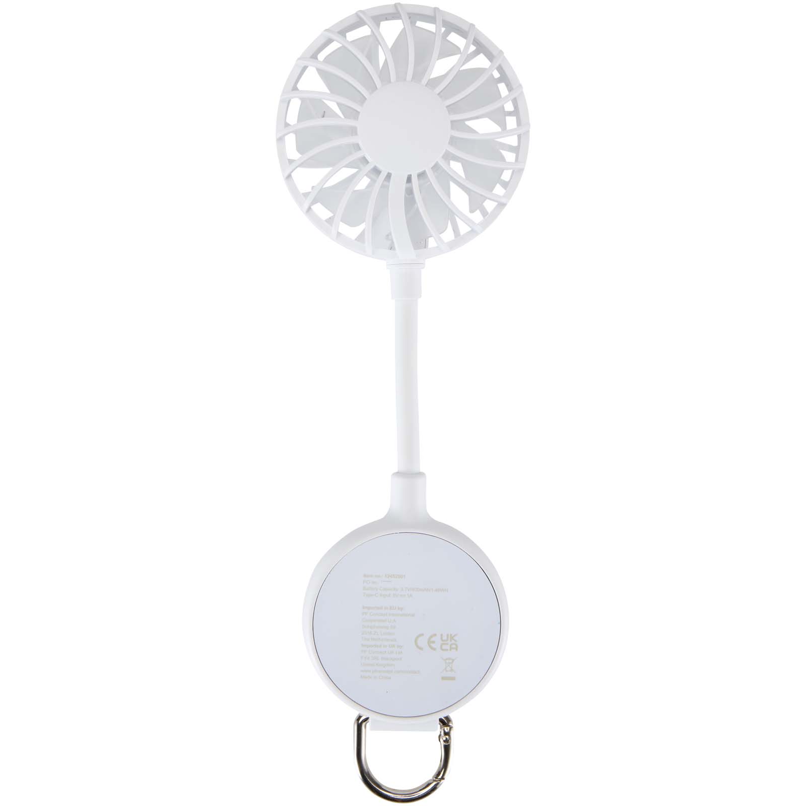 Ventio recycled plastic magnetic portable fan