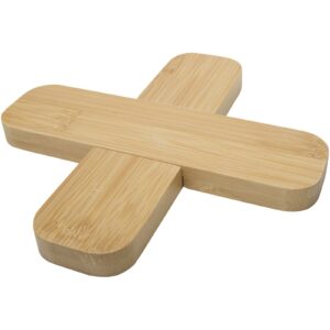 Croc bamboo trivet – large