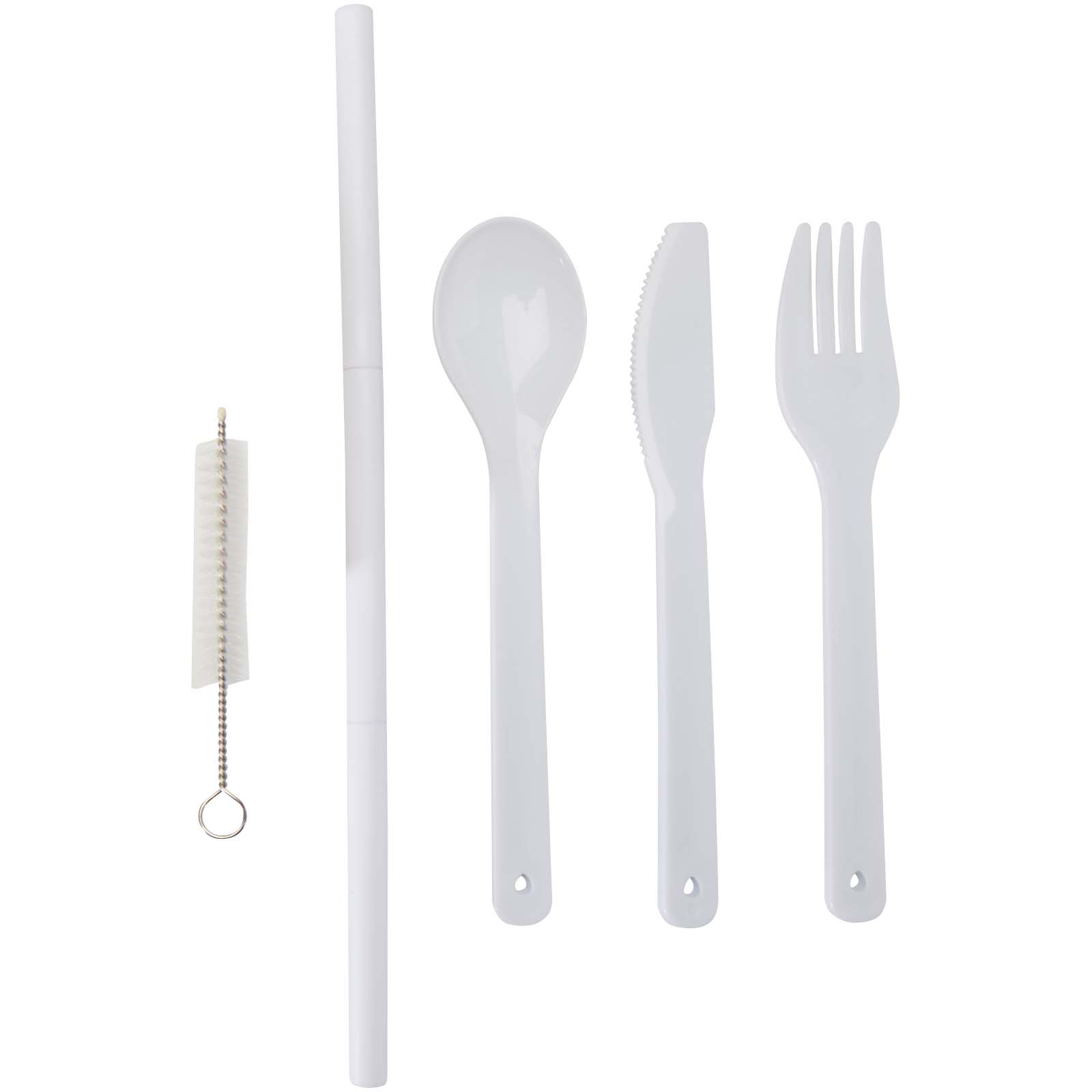 Runa cutlery set with bamboo lid