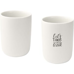 Male 350 ml ceramic cups with matt finish – set of 2