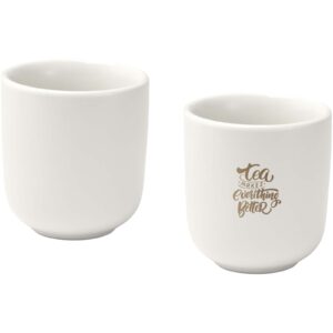 Male 90 ml ceramic espresso cups with matt finish – set of 2