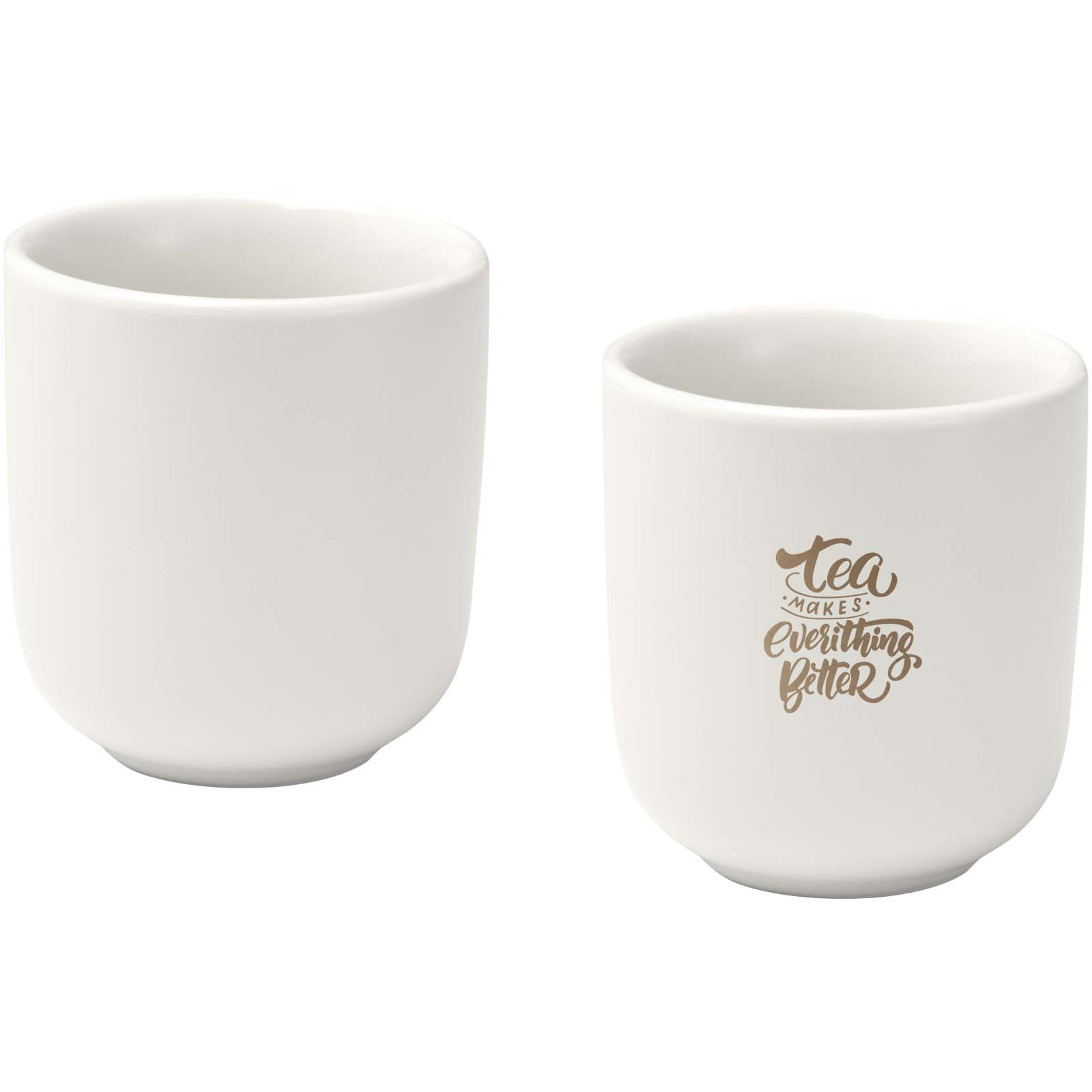 Male 90 ml ceramic espresso cups with matt finish – set of 2
