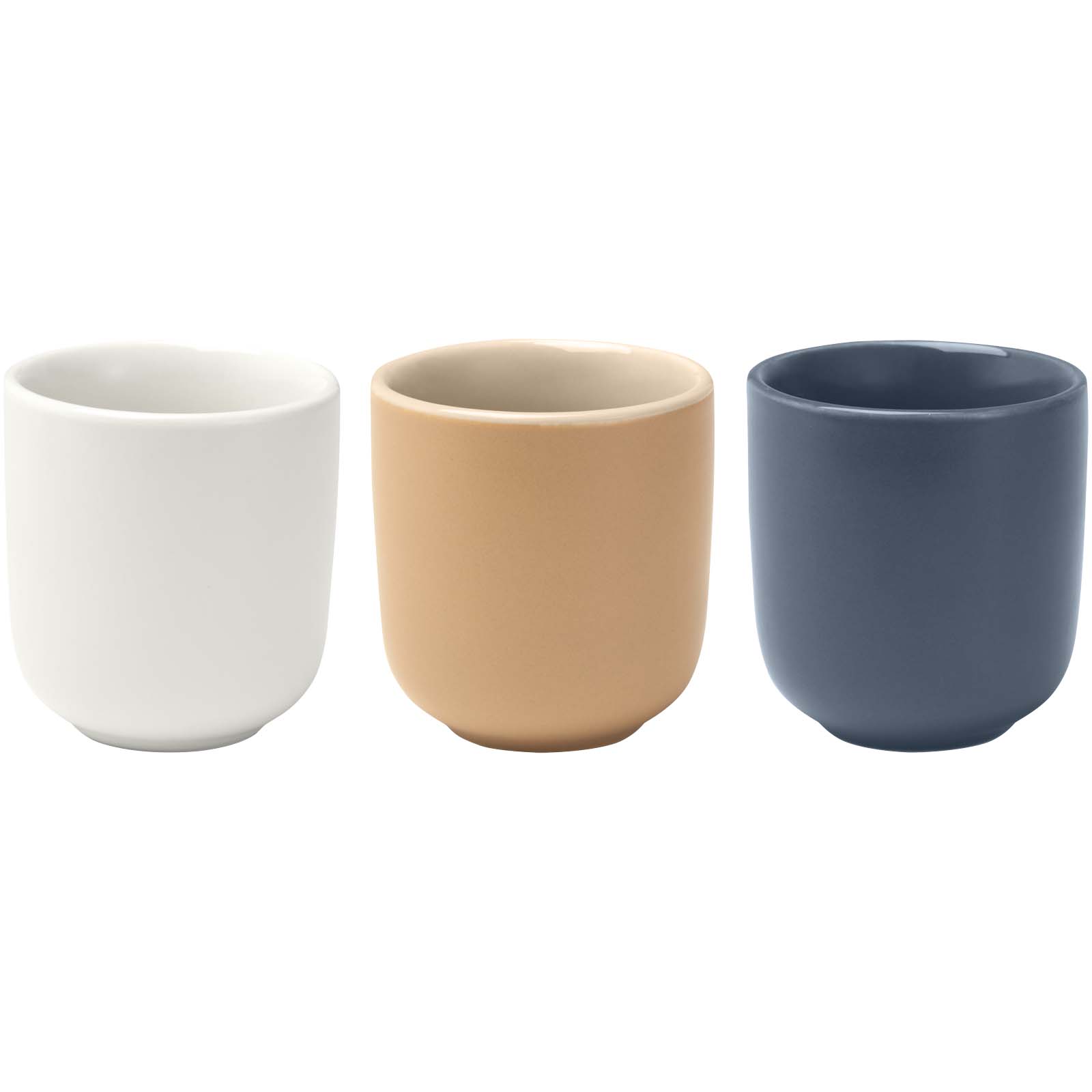 Male 90 ml ceramic espresso cups with matt finish – set of 2