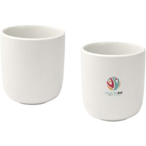 Male 200 ml ceramic cups with matt finish – set of 2