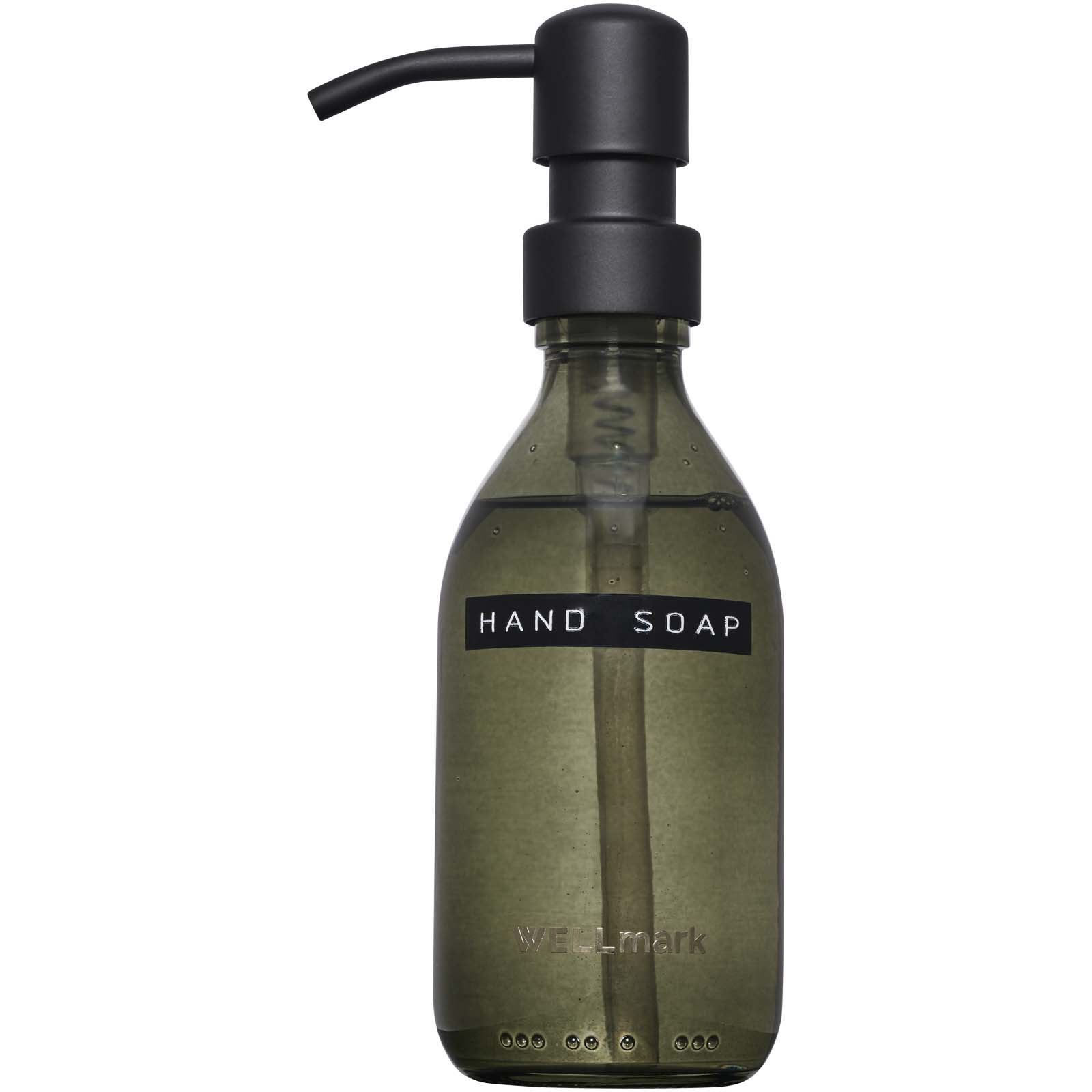 Wellmark Discovery 250 ml hand soap dispenser and 150 g scented candle set