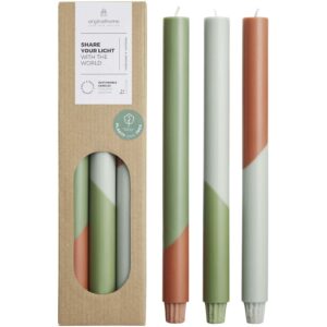 Originalhome Eden diagonal candles – set of 3