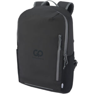 Aqua 15″ GRS recycled water resistant laptop backpack 21L