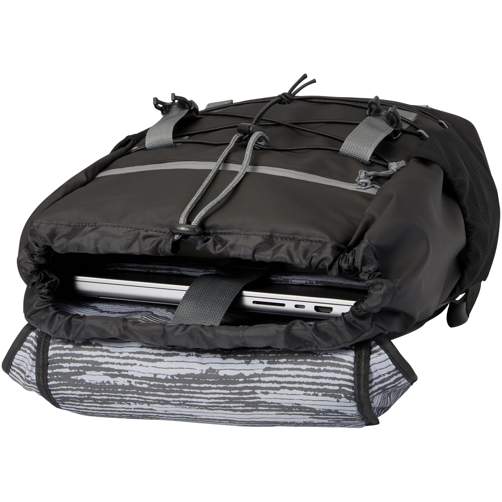 Aqua 15.6″ GRS recycled water resistant laptop backpack 23L