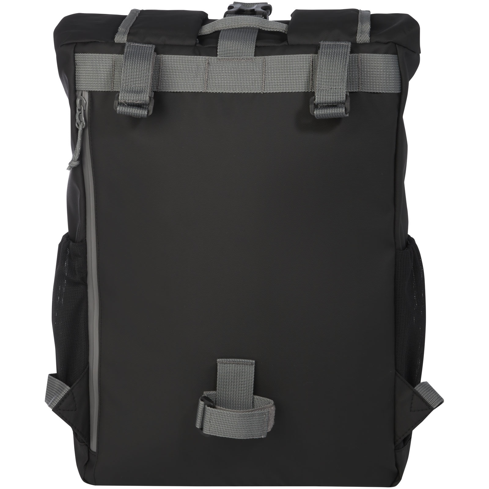 Aqua 15″ GRS recycled water resistant roll-top bike bag 20L