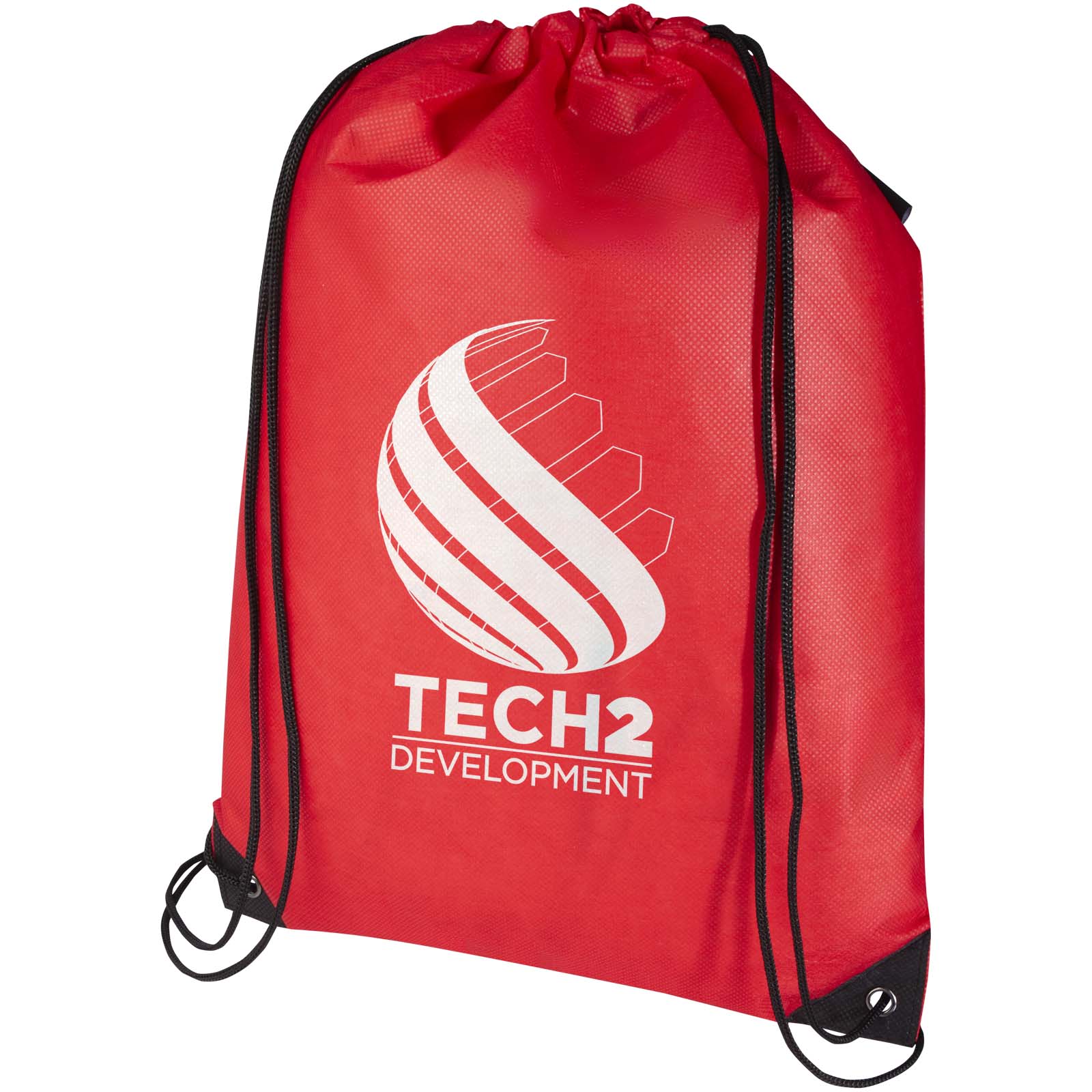Evergreen GRS recycled non-woven drawstring bag 5L