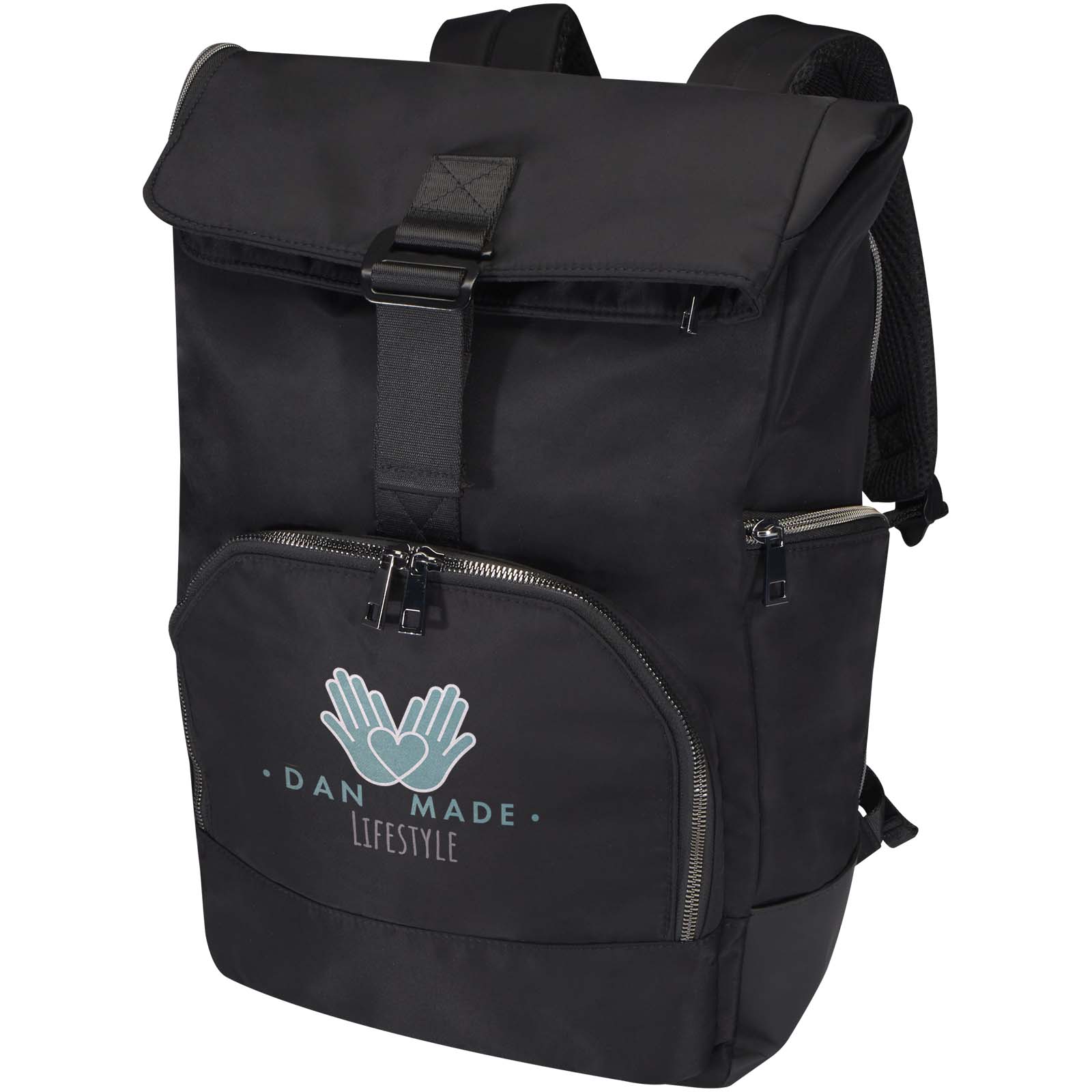 Rhine 15” GRS recycled rolltop backpack 18L