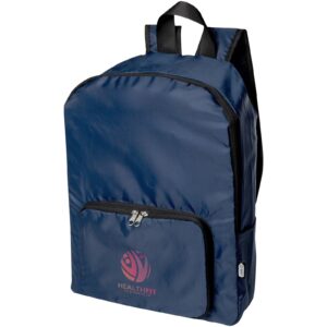 EcoFold RPET foldable backpack 15L