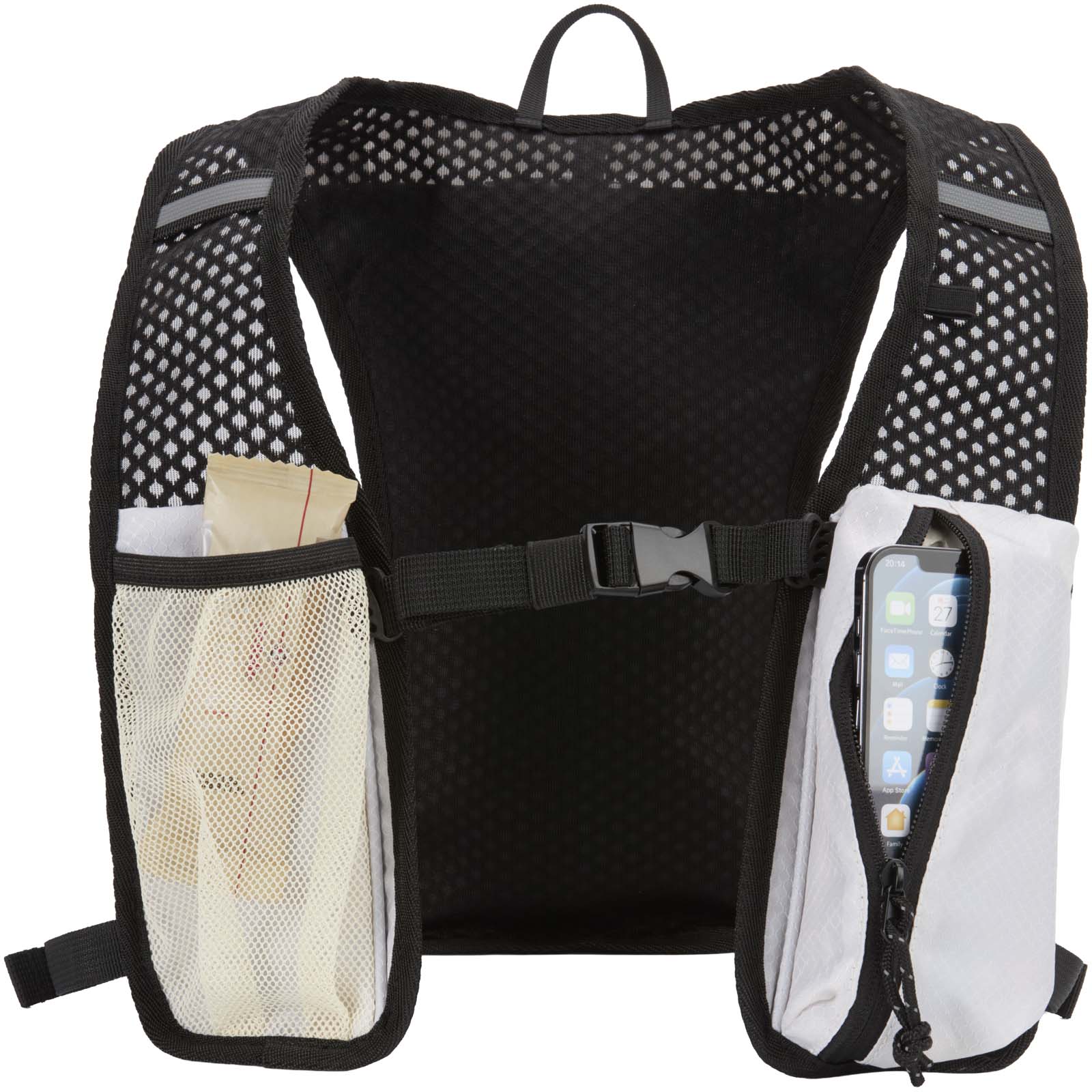 GRS recycled running vest hydration pack 5L