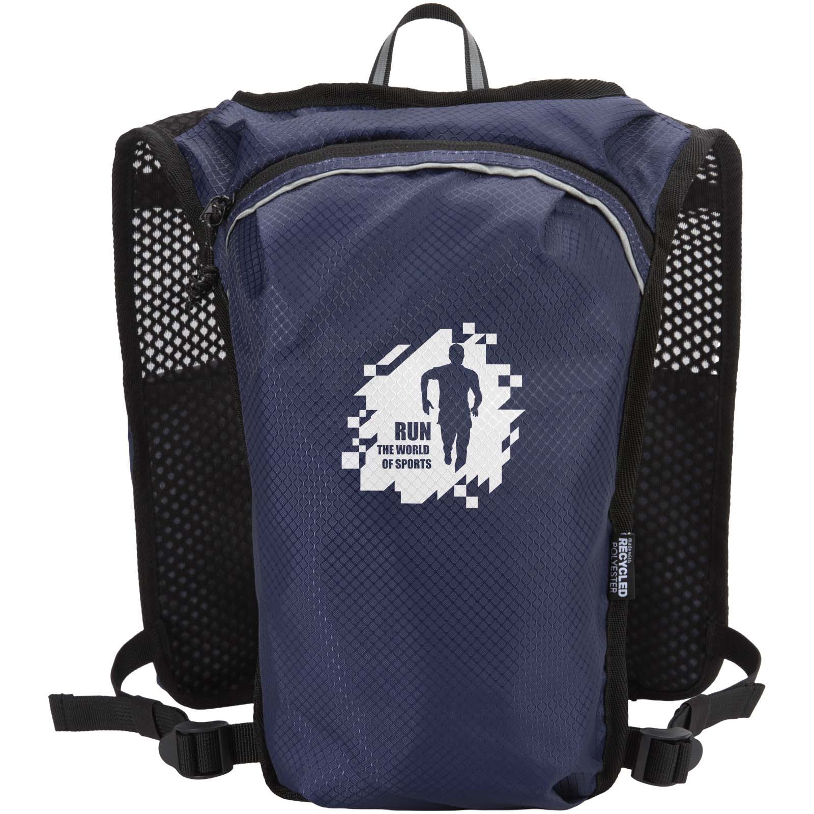 GRS recycled running vest hydration pack 5L