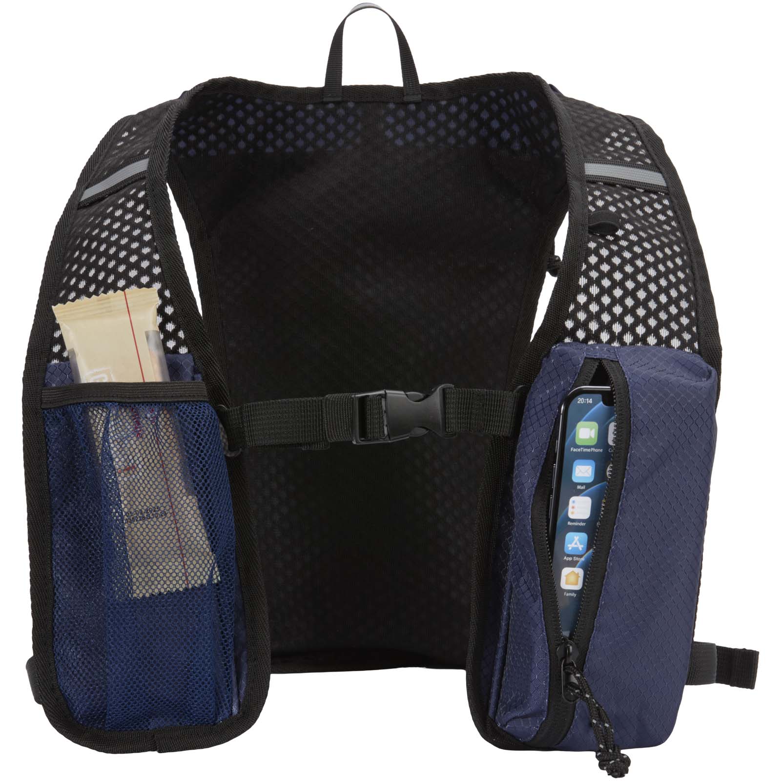 GRS recycled running vest hydration pack 5L