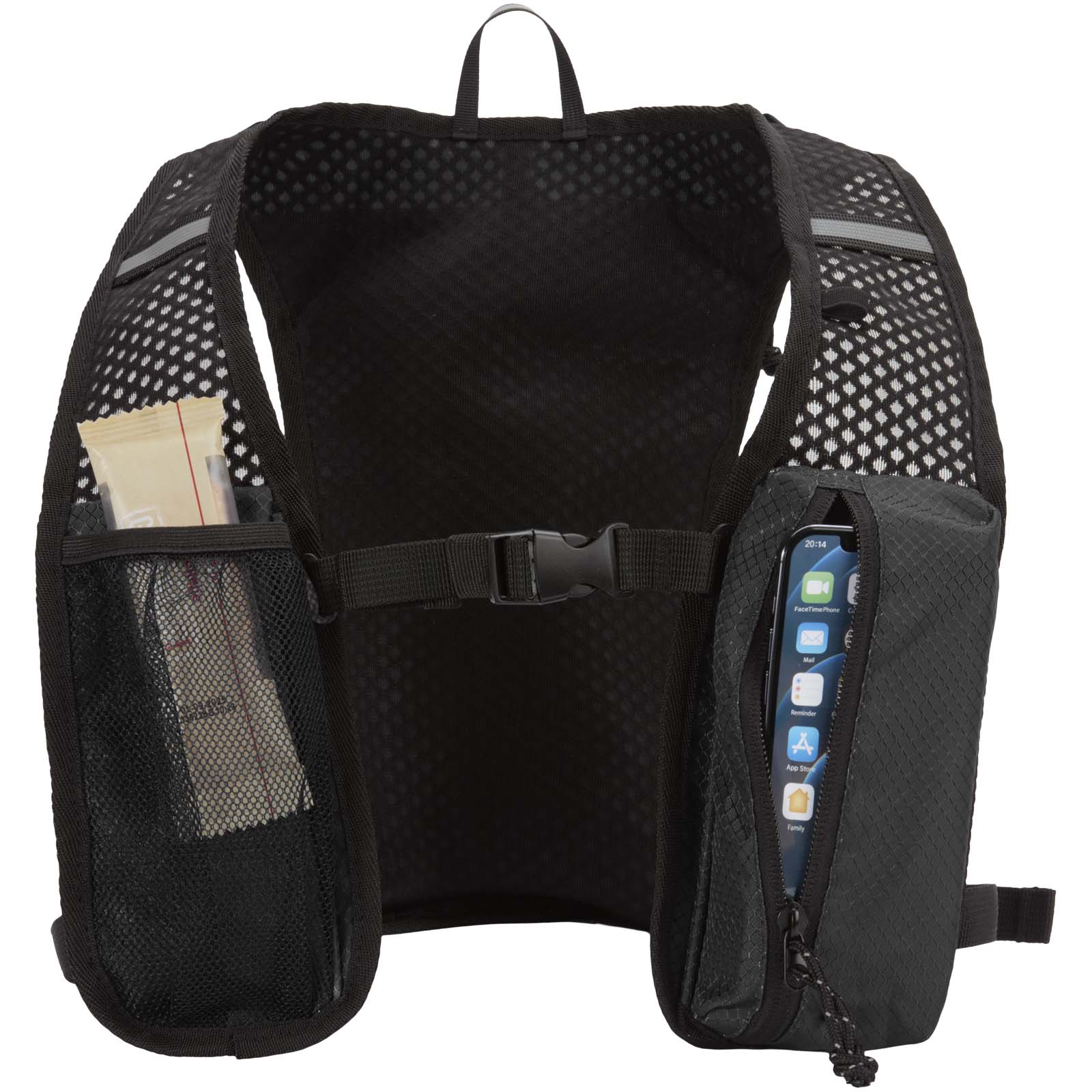 GRS recycled running vest hydration pack 5L